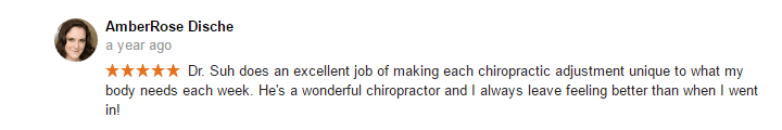 dr ryan suh, wonderful chiropractor