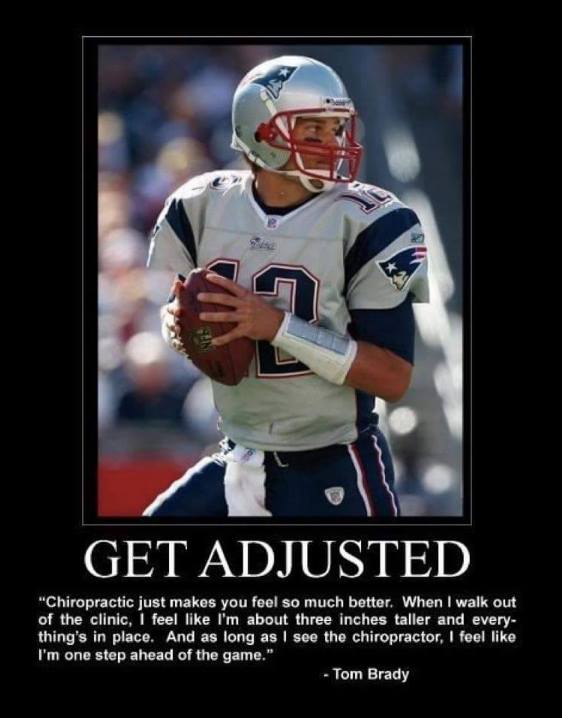 Tom Brady, Chiropractic